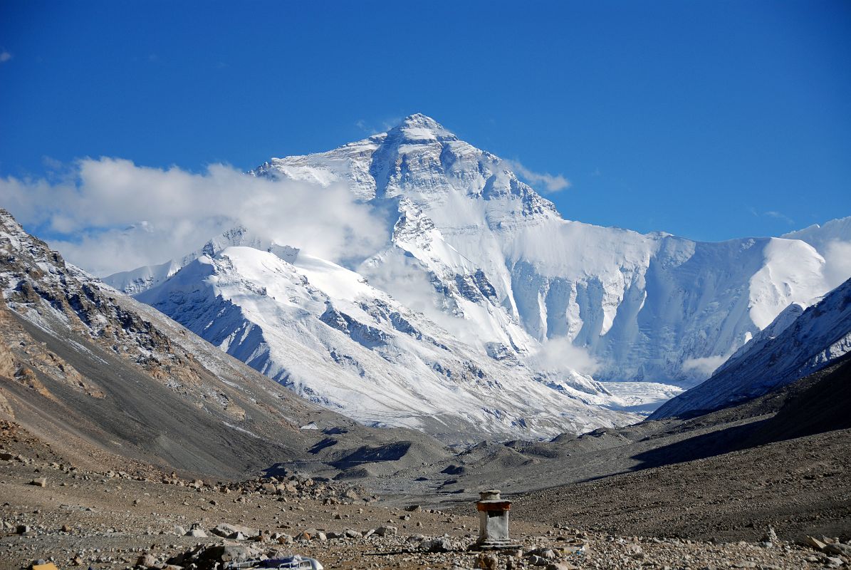 28 Mount Everest North Face From Rongbuk Afternoon